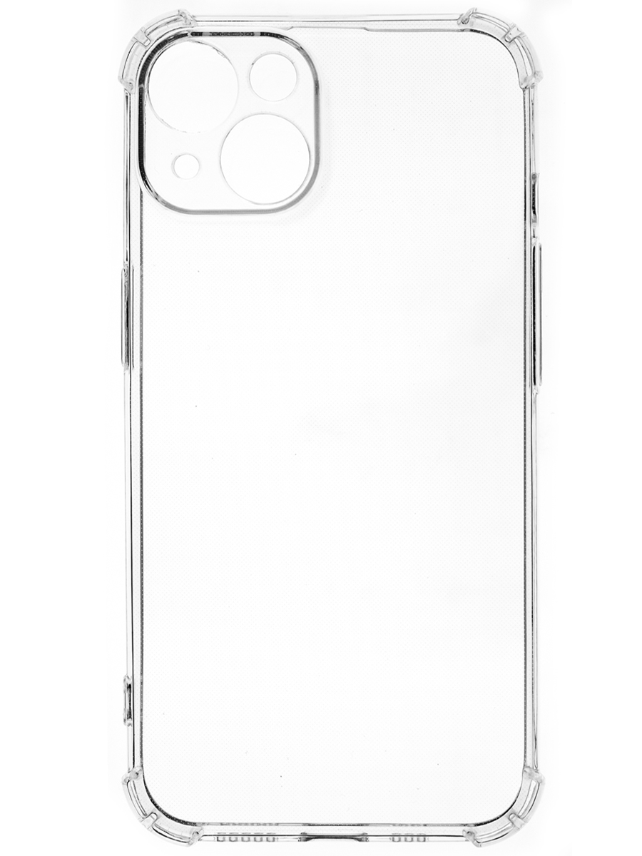 Клип-кейс PERO силикон для Apple iPhone 14 прозрачный усиленный