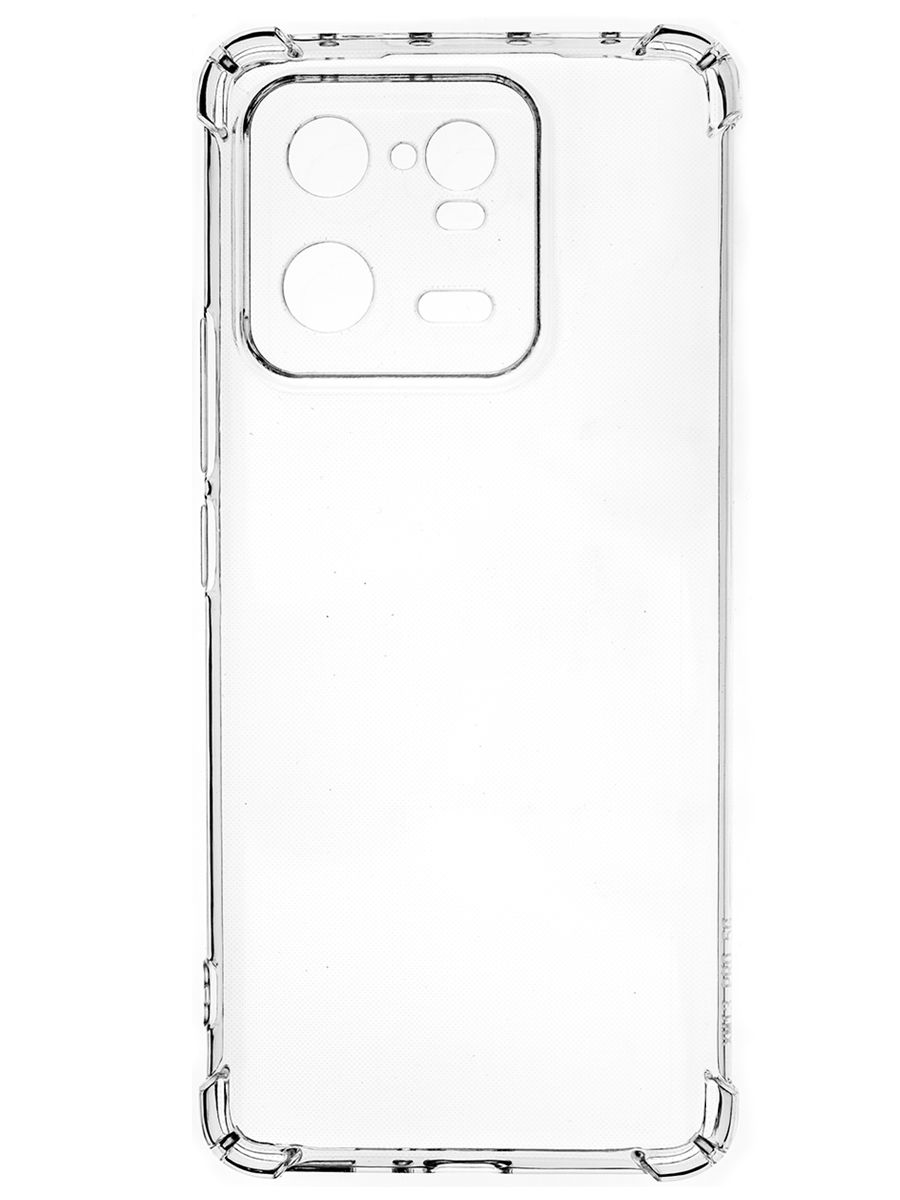 цена Клип-кейс PERO силикон для Xiaomi 13 Pro прозрачный усиленный