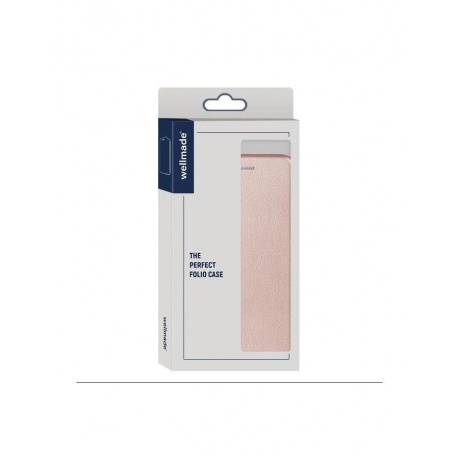 Чехол-книжка WELLMADE для Samsung A14 розовое золото - фото 3