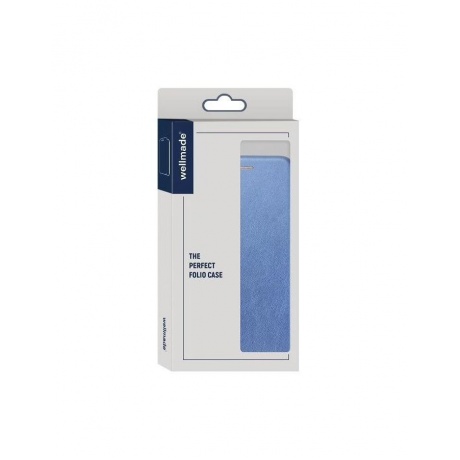 Чехол-книжка WELLMADE для Samsung A14 синий - фото 3