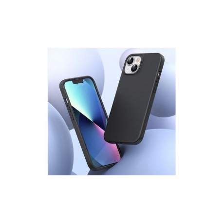 Чехол защитный силиконовый  UGREEN LP626 (90920) Silky Silicone для iPhone 14 6.7-дюйма черный - фото 3