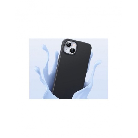 Чехол защитный силиконовый  UGREEN LP626 (90920) Silky Silicone для iPhone 14 6.7-дюйма черный - фото 4