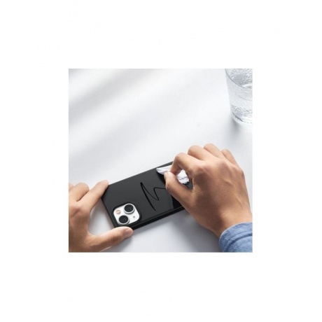 Чехол защитный силиконовый  UGREEN LP626 (90920) Silky Silicone для iPhone 14 6.7-дюйма черный - фото 6