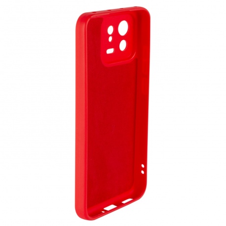 Накладка силикон iBox Case для Xiaomi 13 с защитой камеры и подложкой, красный - фото 2