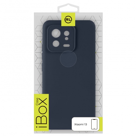 Накладка силикон iBox Case для Xiaomi 13 с защитой камеры и подложкой, синий - фото 1