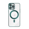Чехол UZAY с цветной рамкой и Magsafe для iPhone 14 Pro, темно-з...