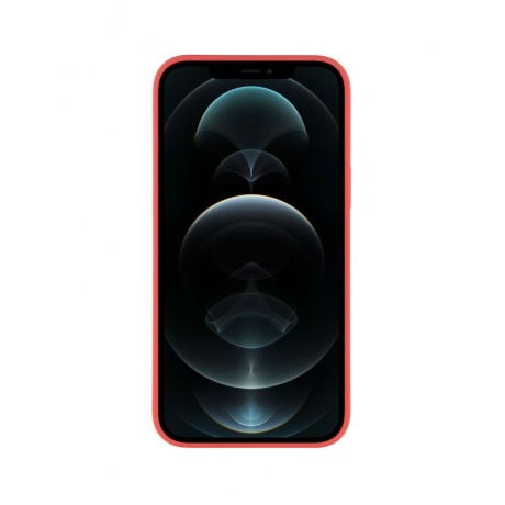 Чехол защитный VLP c MagSafe для iPhone 12 ProMax, коралловый - фото 4