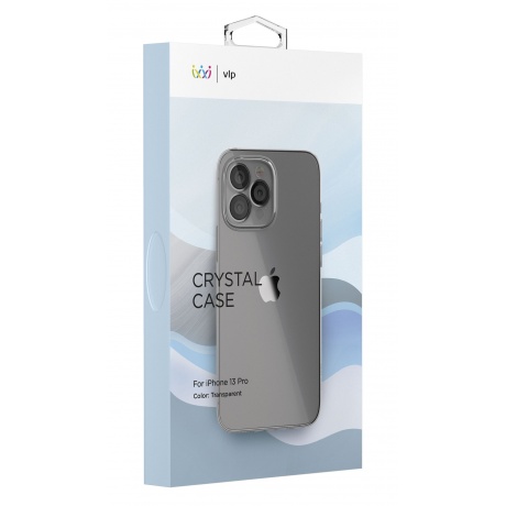 Чехол защитный VLP Crystal case для iPhone 13 Pro, прозрачный - фото 2