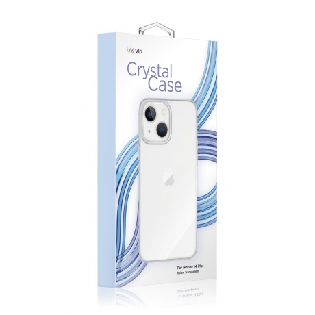 Чехол защитный VLP Crystal case для iPhone 14 Plus, прозрачный - фото 3