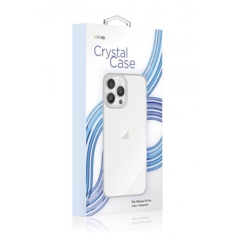 Чехол защитный VLP Crystal case для iPhone 14 Pro, прозрачный - фото 4