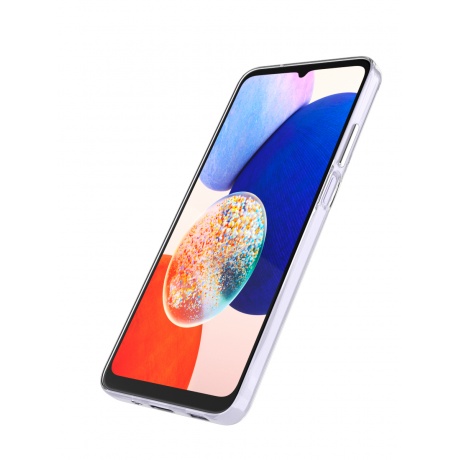 Чехол защитный VLP Crystal Case для Samsung Galaxy A24, прозрачный - фото 2