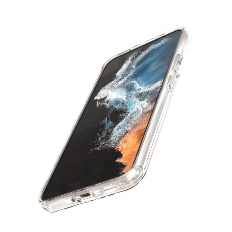Чехол защитный VLP Crystal case для Samsung Galaxy S22+, прозрачный - фото 2