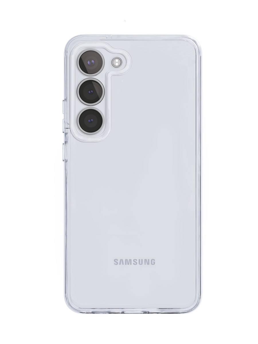 Чехол защитный VLP Crystal Case для Samsung Galaxy S23, прозрачный чехол бампер для oneplus 10t ace pro из закаленного стекла