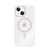 Чехол защитный VLP Line case with MagSafe для iPhone 14, розовый