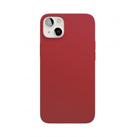 Чехол защитный VLP Silicone case with MagSafe для iPhone 13 mini, красный - фото 1