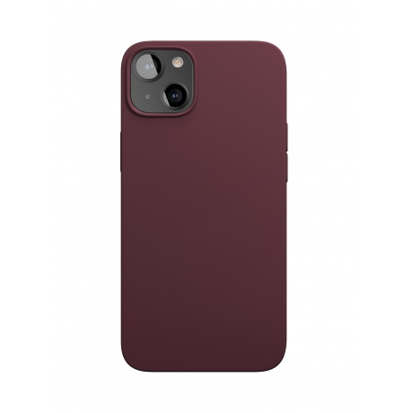 Чехол защитный VLP Silicone case with MagSafe для iPhone 13 mini, марсала - фото 1