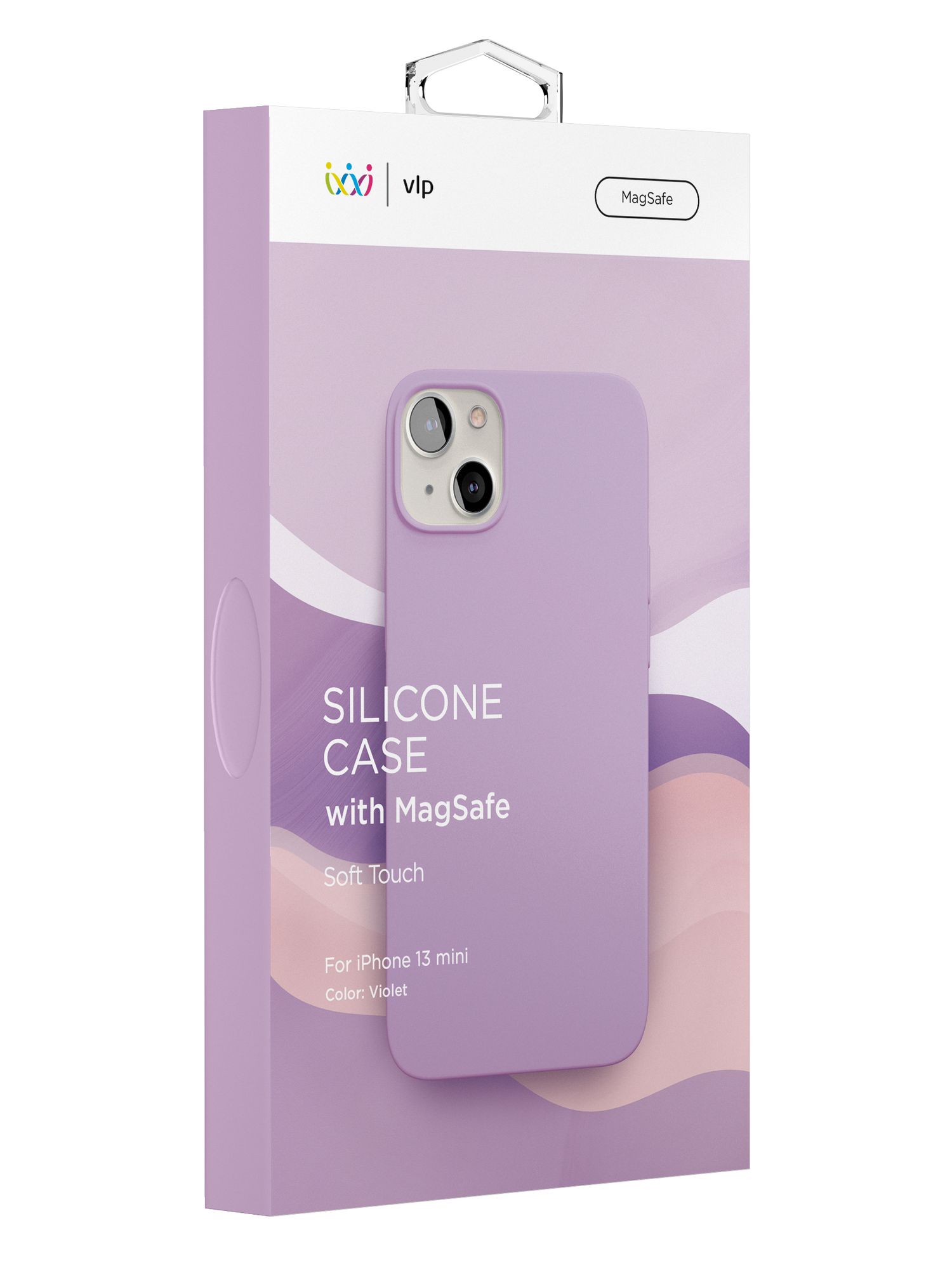 Чехол защитный VLP Silicone case with MagSafe для iPhone 13 mini,  фиолетовый – купить в Челябинске | интернет-магазин KotoFoto.ru