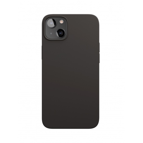 Чехол защитный VLP Silicone case with MagSafe для iPhone 13 mini, черный - фото 1