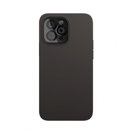 Чехол защитный VLP Silicone case with MagSafe для iPhone 13 ProMax, черный - фото 1