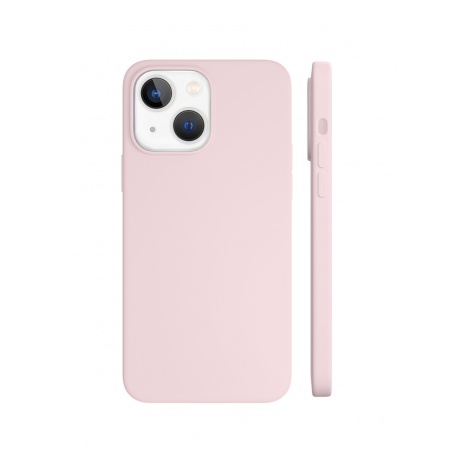 Чехол защитный VLP Silicone case with MagSafe для iPhone 14 Plus, светло-розовый - фото 1