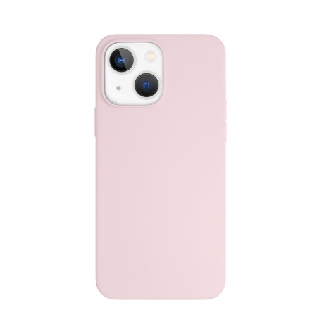 Чехол защитный VLP Silicone case with MagSafe для iPhone 14 Plus, светло-розовый - фото 3