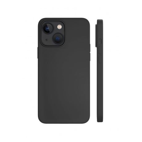 Чехол защитный VLP Silicone case with MagSafe для iPhone 14 Plus, черный - фото 1