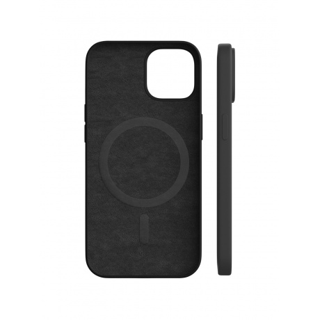 Чехол защитный VLP Silicone case with MagSafe для iPhone 14 Plus, черный - фото 2