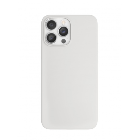 Чехол защитный VLP Silicone case with MagSafe для iPhone 14 Pro, белый - фото 5