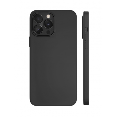Чехол защитный VLP Silicone case with MagSafe для iPhone 14 Pro, черный - фото 1
