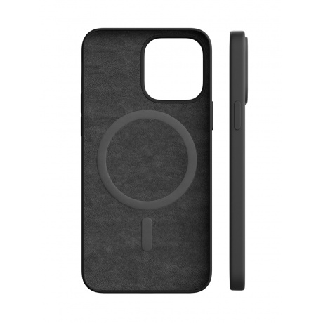 Чехол защитный VLP Silicone case with MagSafe для iPhone 14 Pro, черный - фото 2