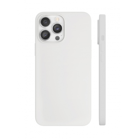 Чехол защитный VLP Silicone case with MagSafe для iPhone 14 ProMax, белый - фото 1