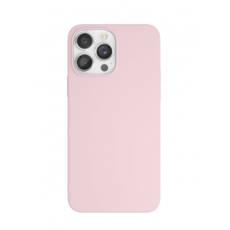 Чехол защитный VLP Silicone case with MagSafe для iPhone 14 ProMax, светло-розовый - фото 3