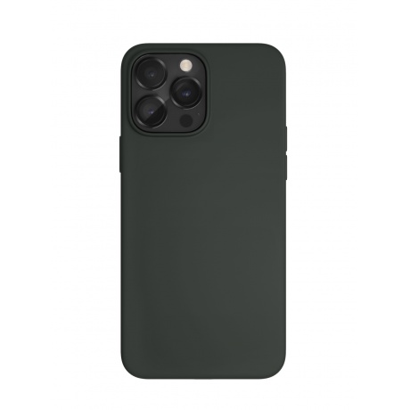 Чехол защитный VLP Silicone case with MagSafe для iPhone 14 ProMax, темно-зеленый - фото 3