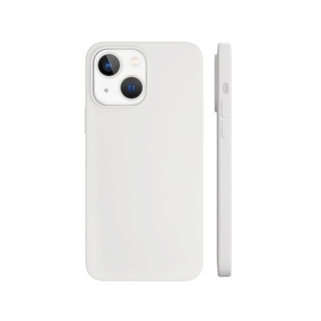 Чехол защитный VLP Silicone case with MagSafe для iPhone 14, белый - фото 1