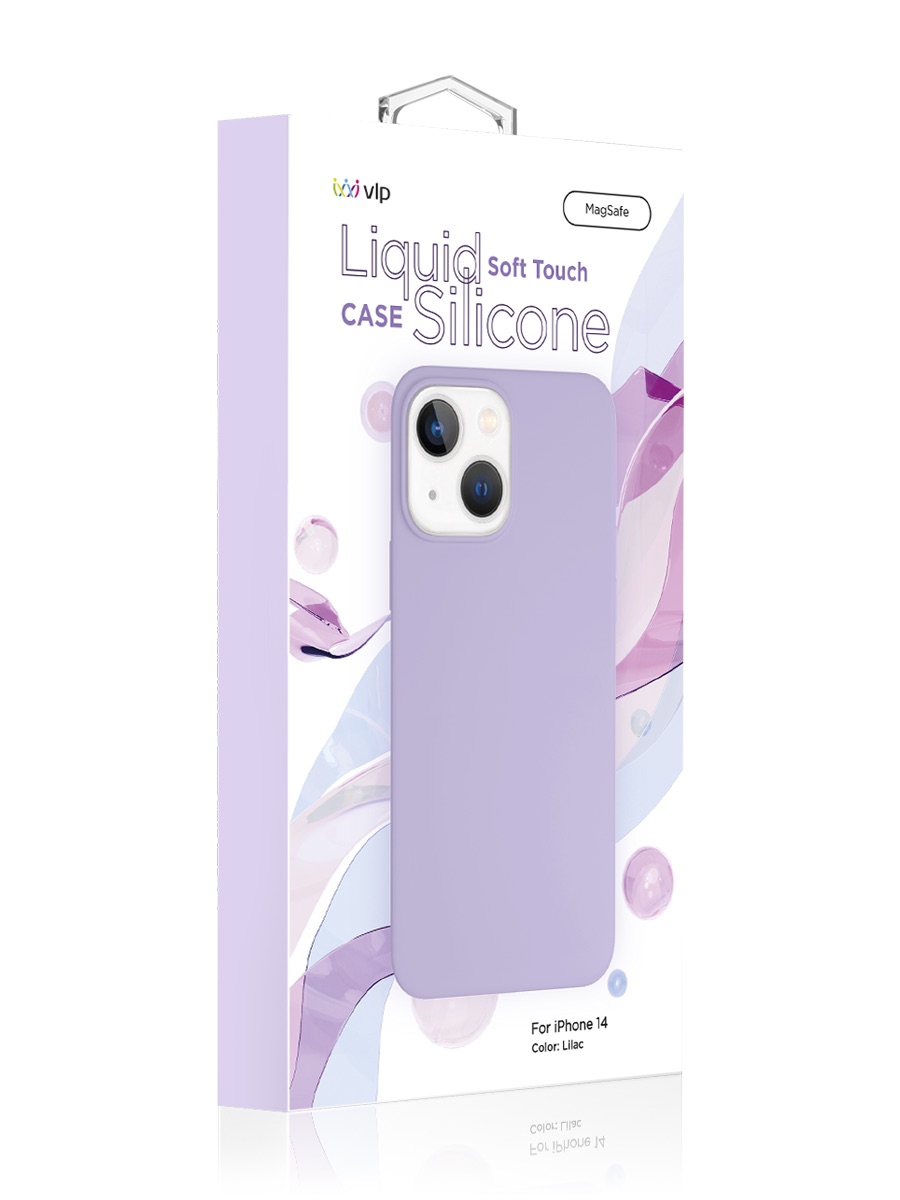 Чехол защитный VLP Silicone case with MagSafe для iPhone 14, сиреневый –  купить в Санкт-Петербурге | интернет-магазин KotoFoto.ru