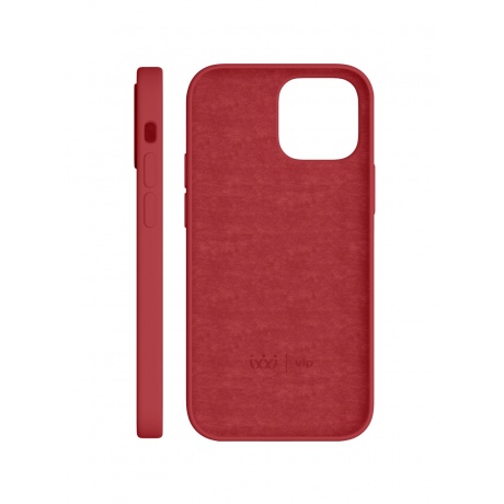 Чехол защитный VLP Silicone case для iPhone 13 mini, красный - фото 4