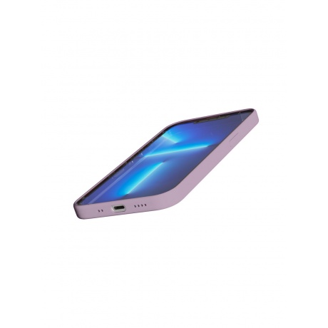 Чехол защитный VLP Silicone case для iPhone 13 mini, фиолетовый - фото 3