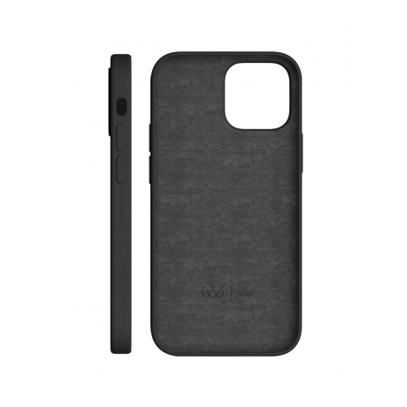 Чехол защитный VLP Silicone case для iPhone 13 mini, черный - фото 2