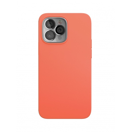 Чехол защитный VLP Silicone case для iPhone 13 Pro, коралловый - фото 1