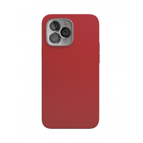 Чехол защитный VLP Silicone case для iPhone 13 Pro, красный - фото 1