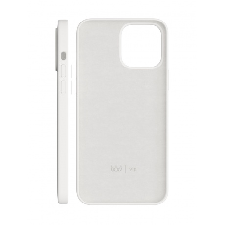 Чехол защитный VLP Silicone case для iPhone 13 ProMax, белый - фото 3