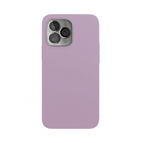 Чехол защитный VLP Silicone case для iPhone 13 ProMax, фиолетовый - фото 1