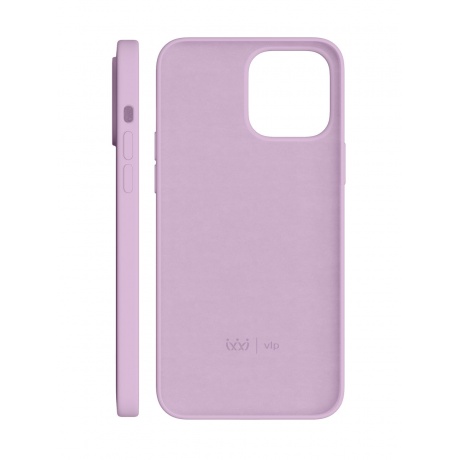 Чехол защитный VLP Silicone case для iPhone 13 ProMax, фиолетовый - фото 3