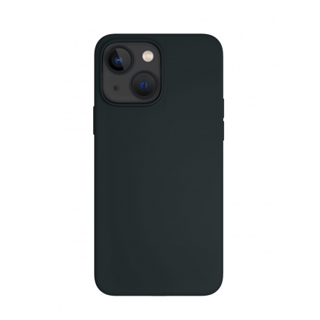 Чехол защитный VLP Silicone case для iPhone 14 Plus, черный - фото 1