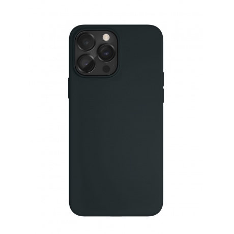 Чехол защитный VLP Silicone case для iPhone 14 Pro, черный - фото 1
