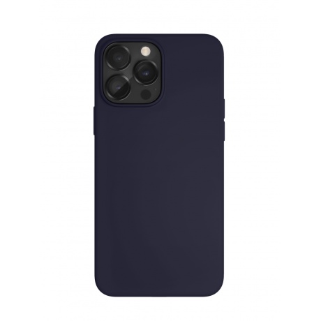 Чехол защитный VLP Silicone case для iPhone 14 ProMax, темно-фиолетовый - фото 1