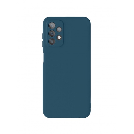 Чехол защитный VLP Silicone case для Samsung Galaxy A13 4G, темно-синий - фото 1