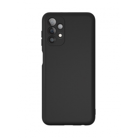 Чехол защитный VLP Silicone case для Samsung Galaxy A13 4G, черный - фото 1