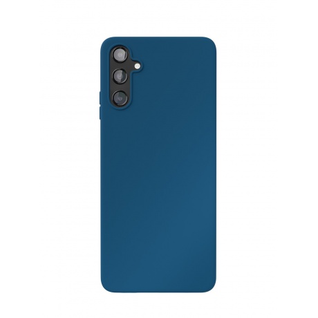 Чехол защитный VLP Silicone Case для Samsung Galaxy A14, темно-синий - фото 1
