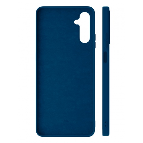 Чехол защитный VLP Silicone Case для Samsung Galaxy A14, темно-синий - фото 4